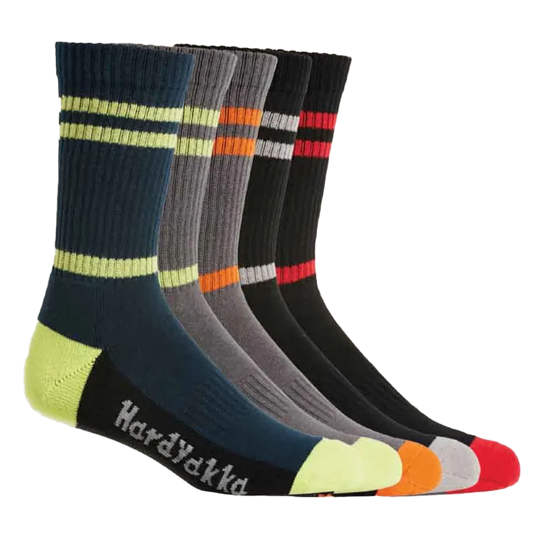 Hard Yakka Crew Five Pack Worksock