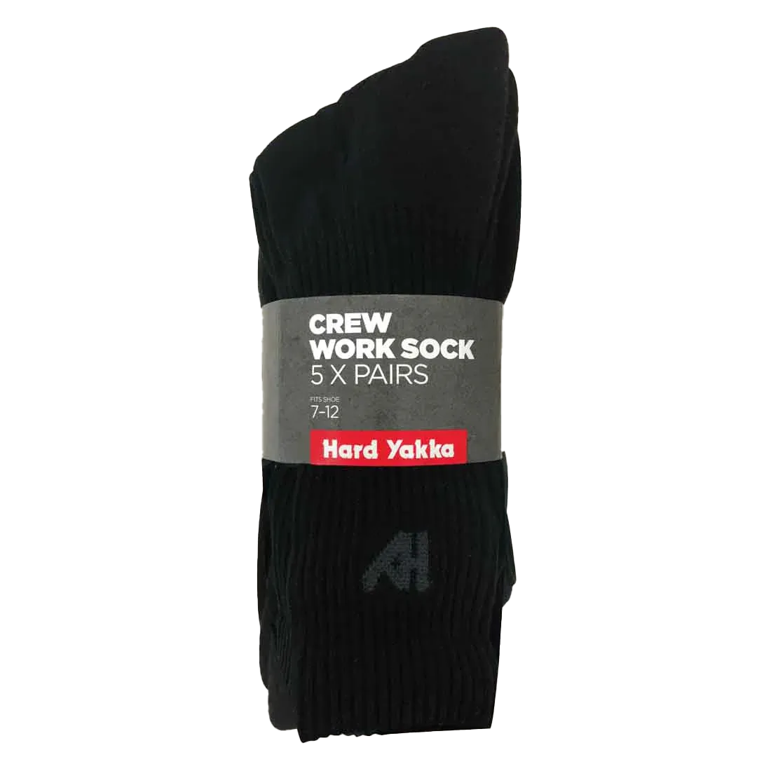 Hard Yakka Crew Five Pack Worksock