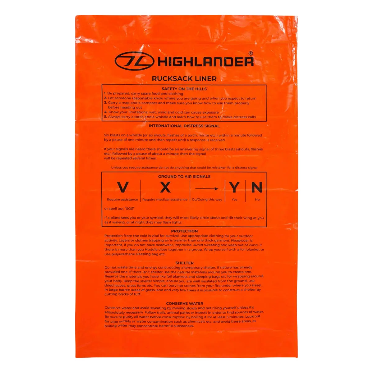 Highlander Rucksack Liner