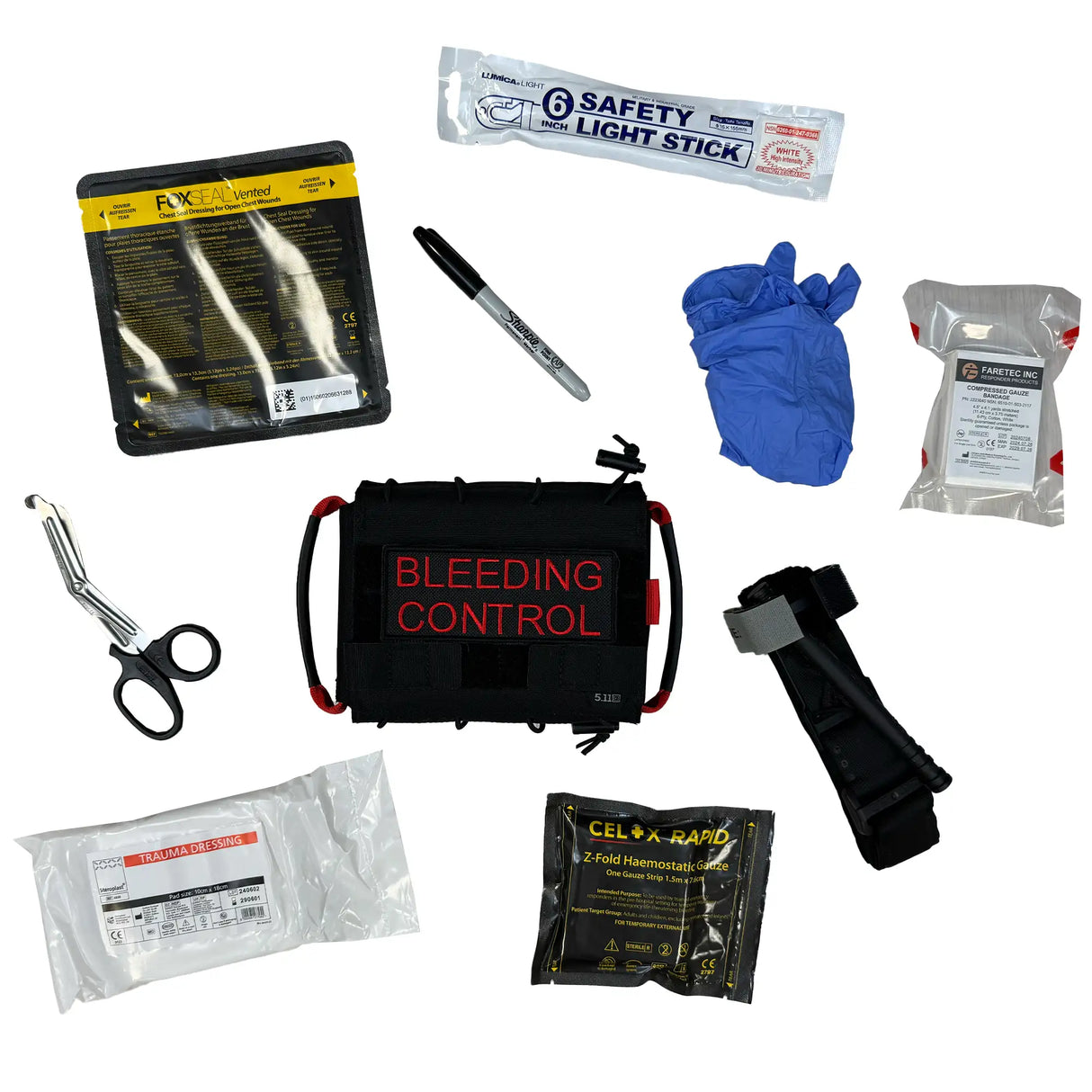 5.11 UCR Flat IFAK Pouch (Kitted)