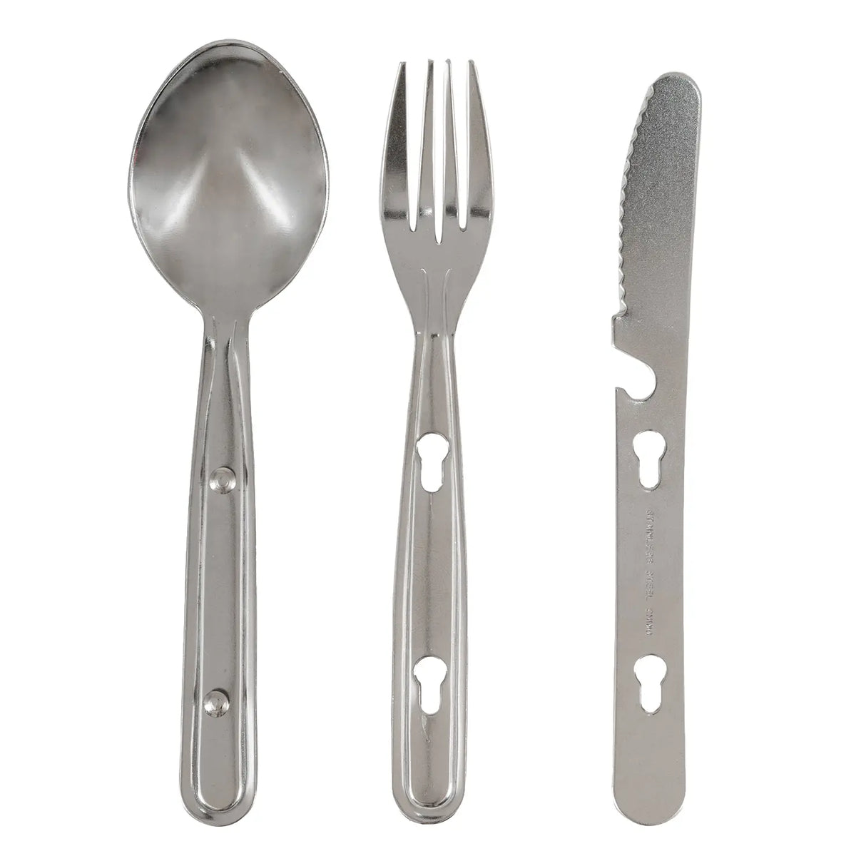 Highlander KFS Knife Fork & Spoon Clip Set