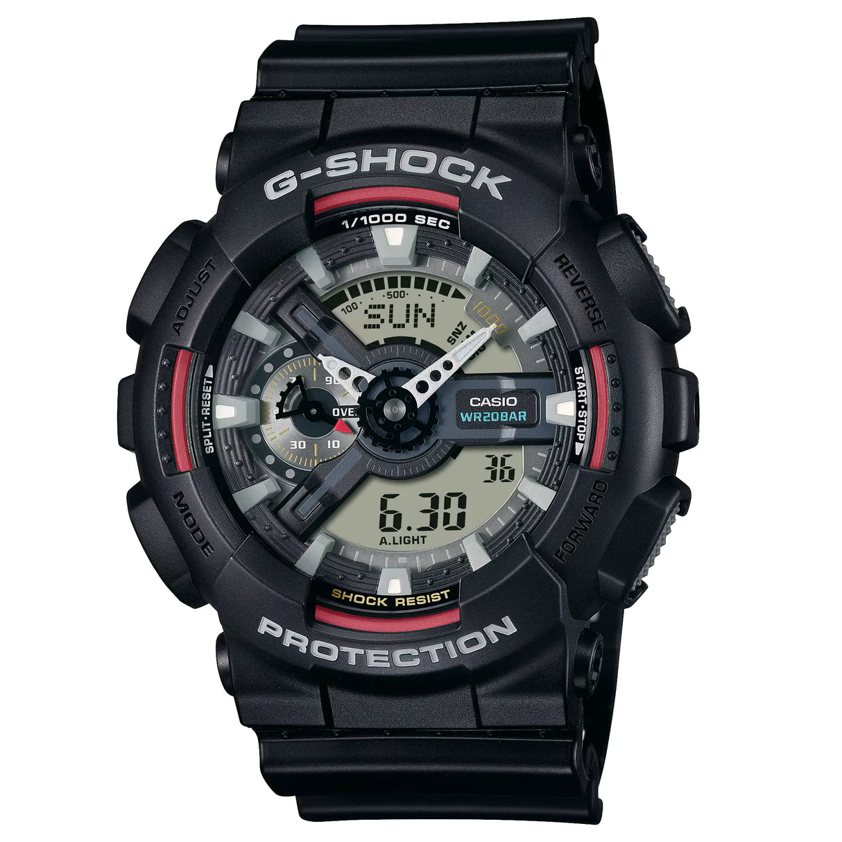 Casio G-SHOCK 110 Series Dual Display Watch (GA-110RL-1AER)