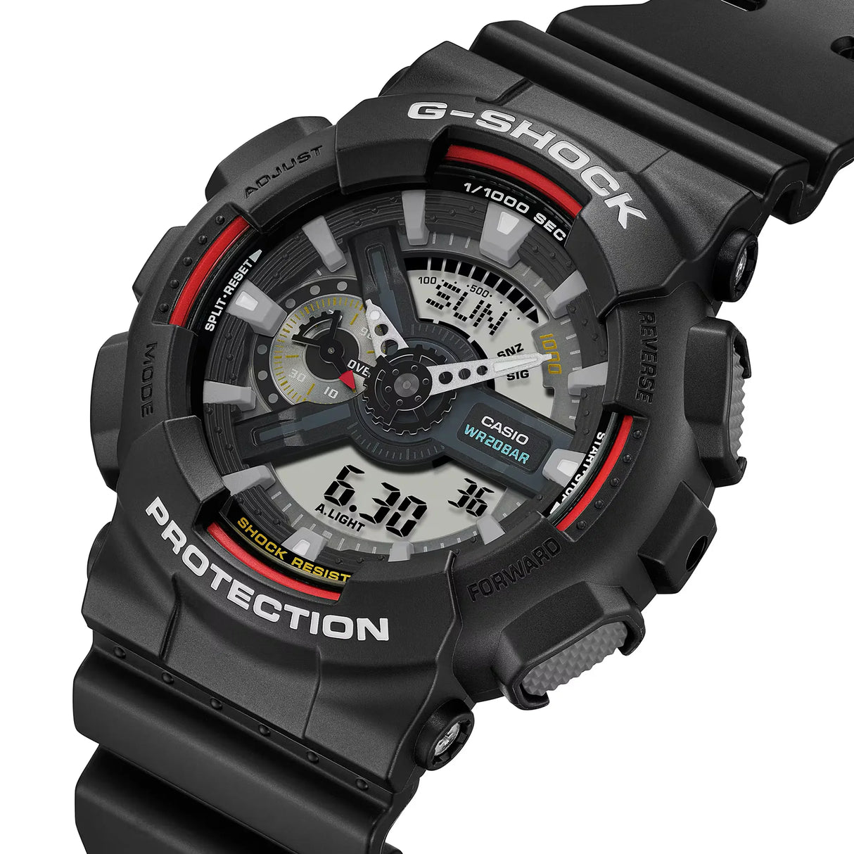 Casio G-SHOCK 110 Series Dual Display Watch (GA-110RL-1AER)