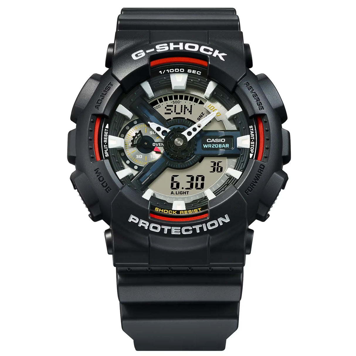Casio G-SHOCK 110 Series Dual Display Watch (GA-110RL-1AER)