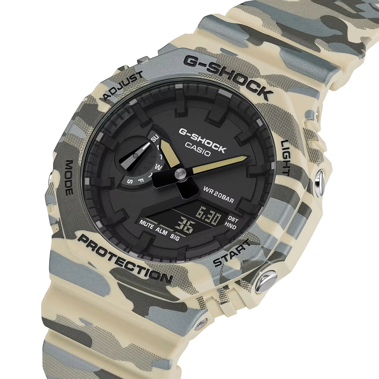Casio G-SHOCK 2100 Series Camo Analogue Watch (GA-2100CM-5AER)