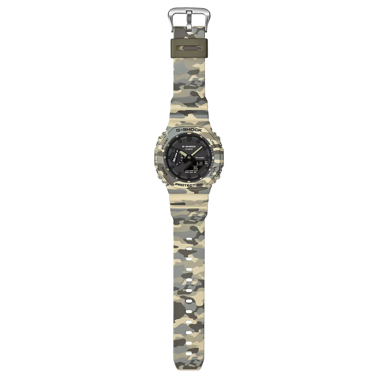 Casio G-SHOCK 2100 Series Camo Analogue Watch (GA-2100CM-5AER)