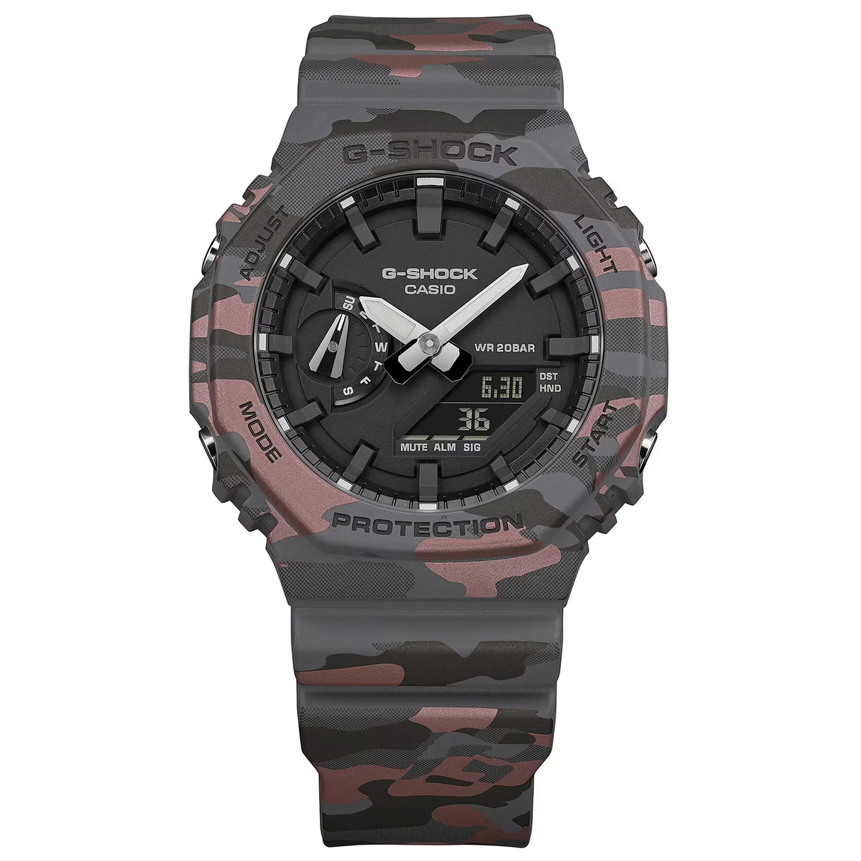 Casio G-SHOCK 2100 Series Camo Analogue Watch (GA-2100CM-8AER)