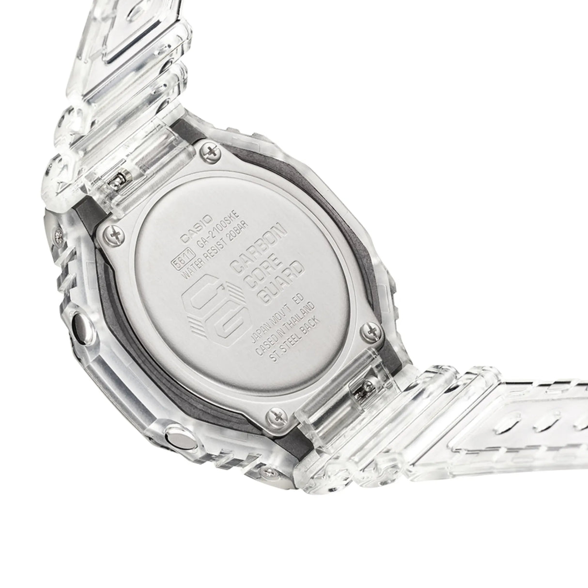 Casio G-SHOCK 2100 Series Skeleton Dual Display Watch (GA-2100SKE-7AER)