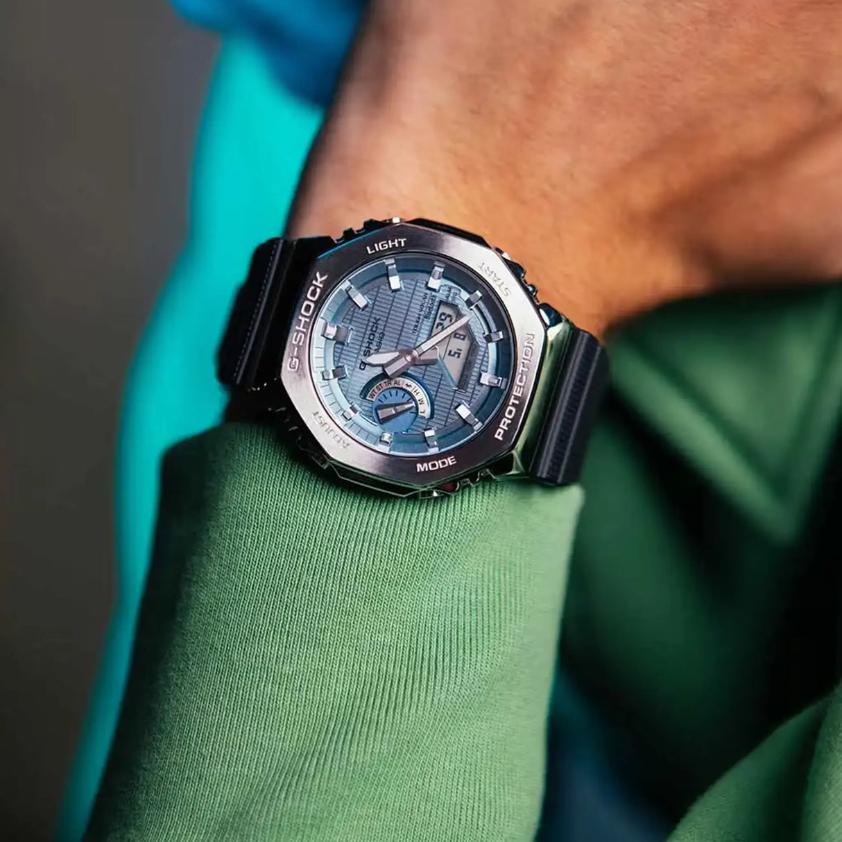 Casio G-SHOCK 2100 Series Steel Bluetooth Tough Solar Watch (GBM-2100A-1A2ER)