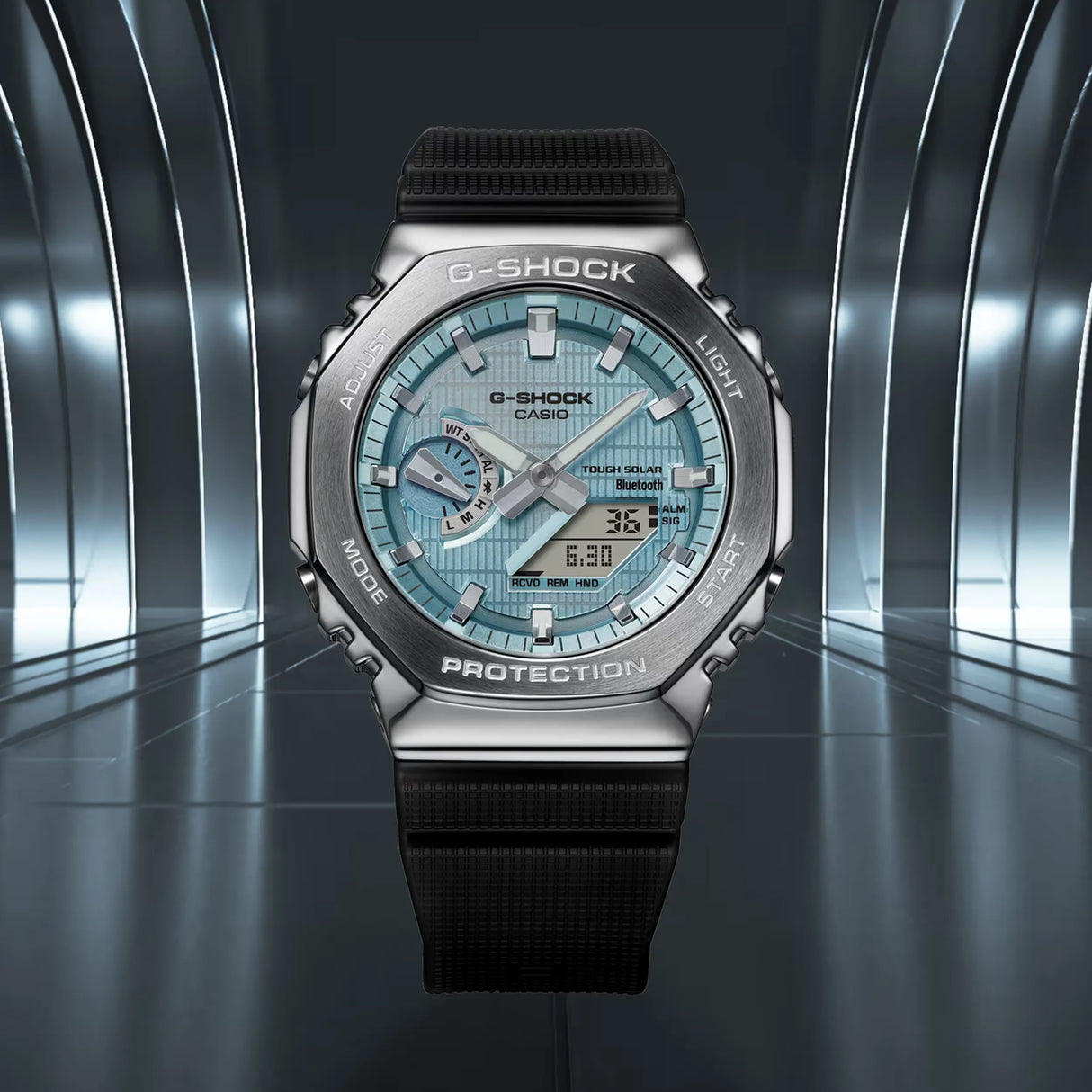 Casio G-SHOCK 2100 Series Steel Bluetooth Tough Solar Watch (GBM-2100A-1A2ER)