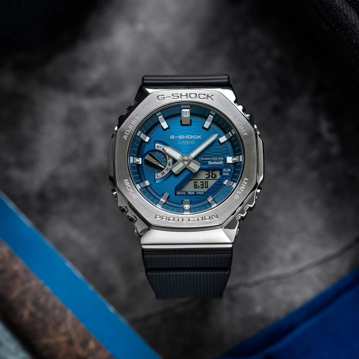 Casio G-SHOCK 2100 Series Steel Bluetooth Tough Solar Watch (GBM-2100A-2BER)