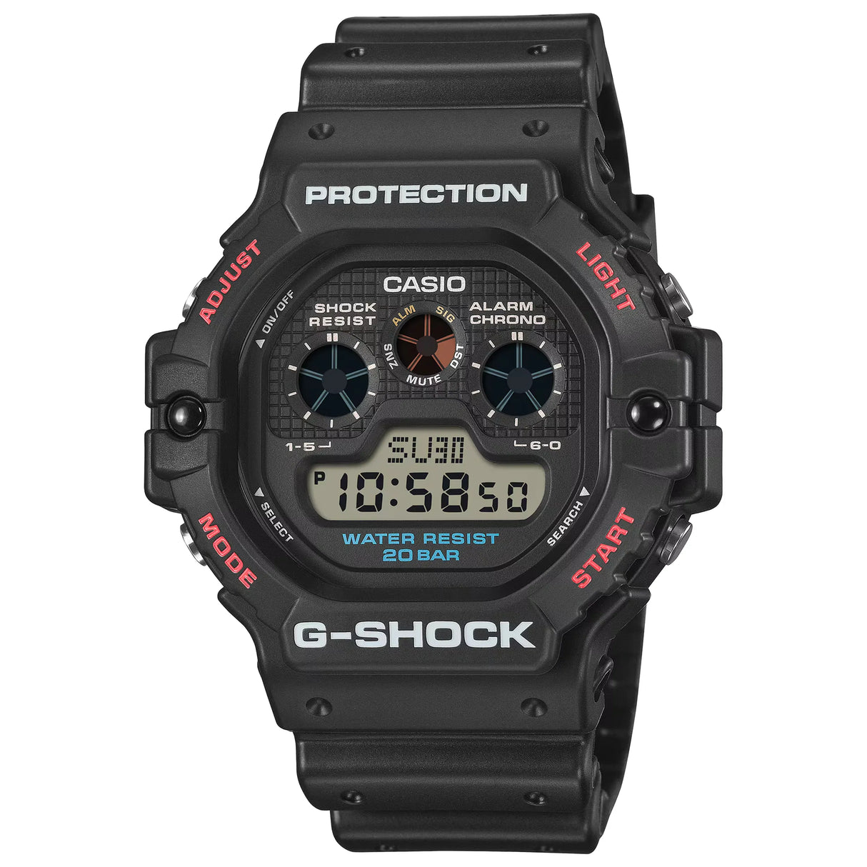 Casio G-SHOCK 5900 Series Triple Graph Water Resist Digital Watch (DW-5900U-1ER)