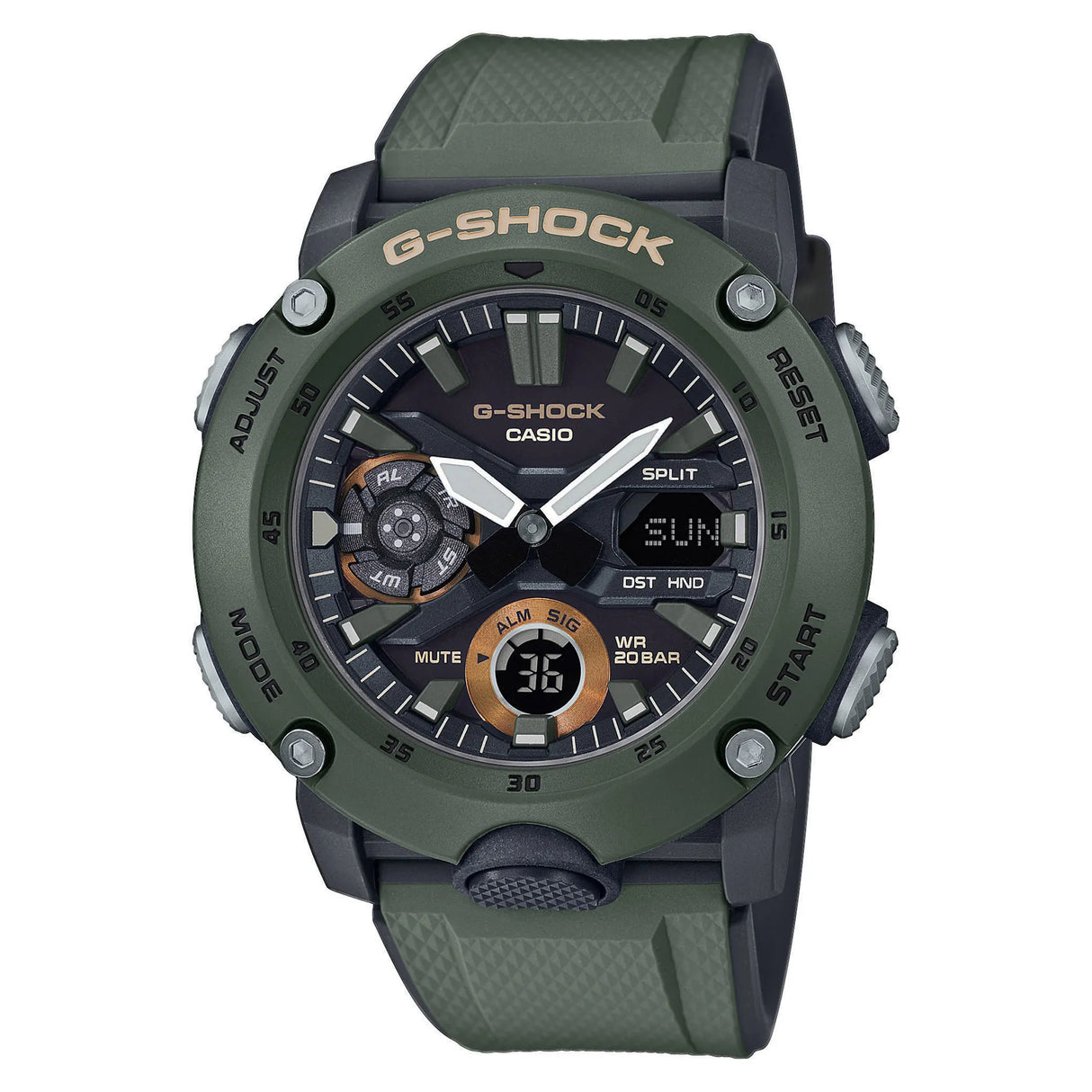 Casio G-SHOCK GA-2000 Series Carbon Core Guard Watch (GA-2000-3AER)