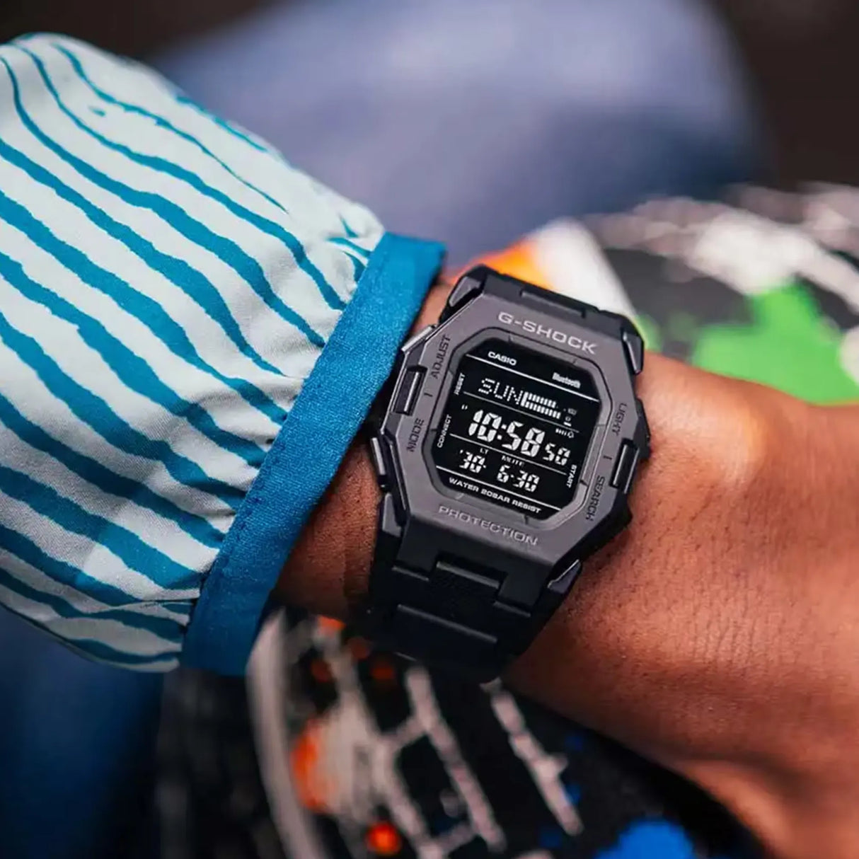 Casio G-SHOCK GD-B500 Series Bluetooth Step Tracker Watch (GD-B500-1ER)