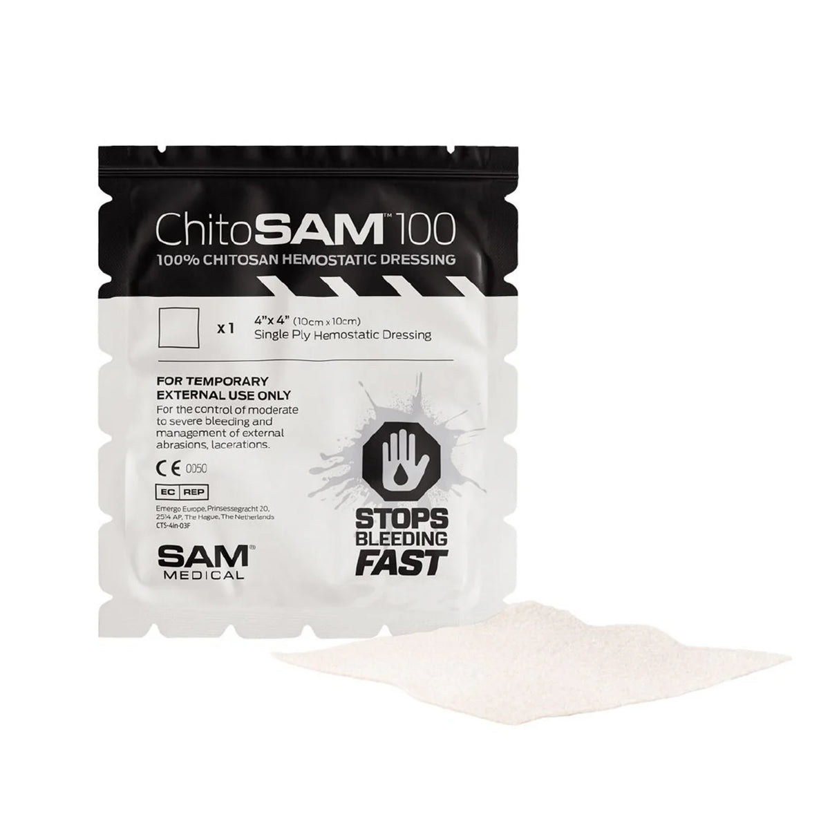 Chito-SAM 100 Haemostatic Dressing 1