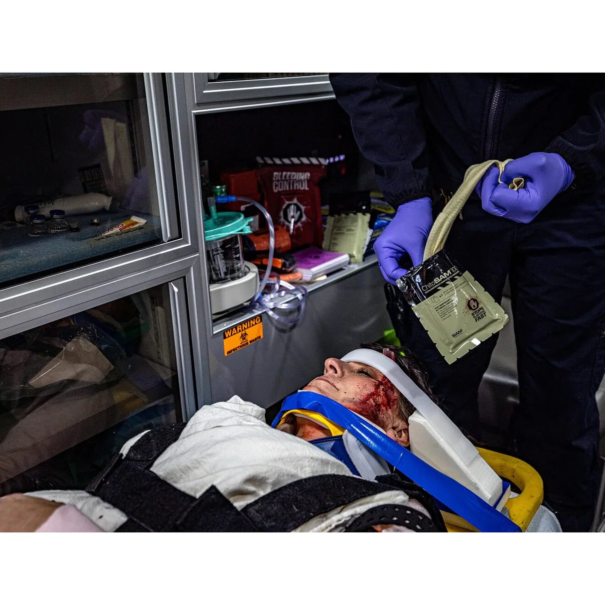 Celox Rapid Haemostatic Z-Fold Gauze 5