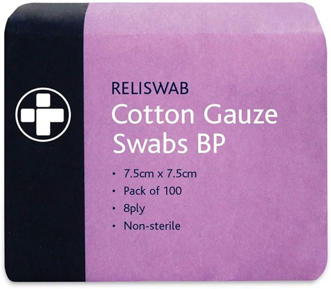 Non-Sterile Swabs - 7.5 x 7.5cm 2