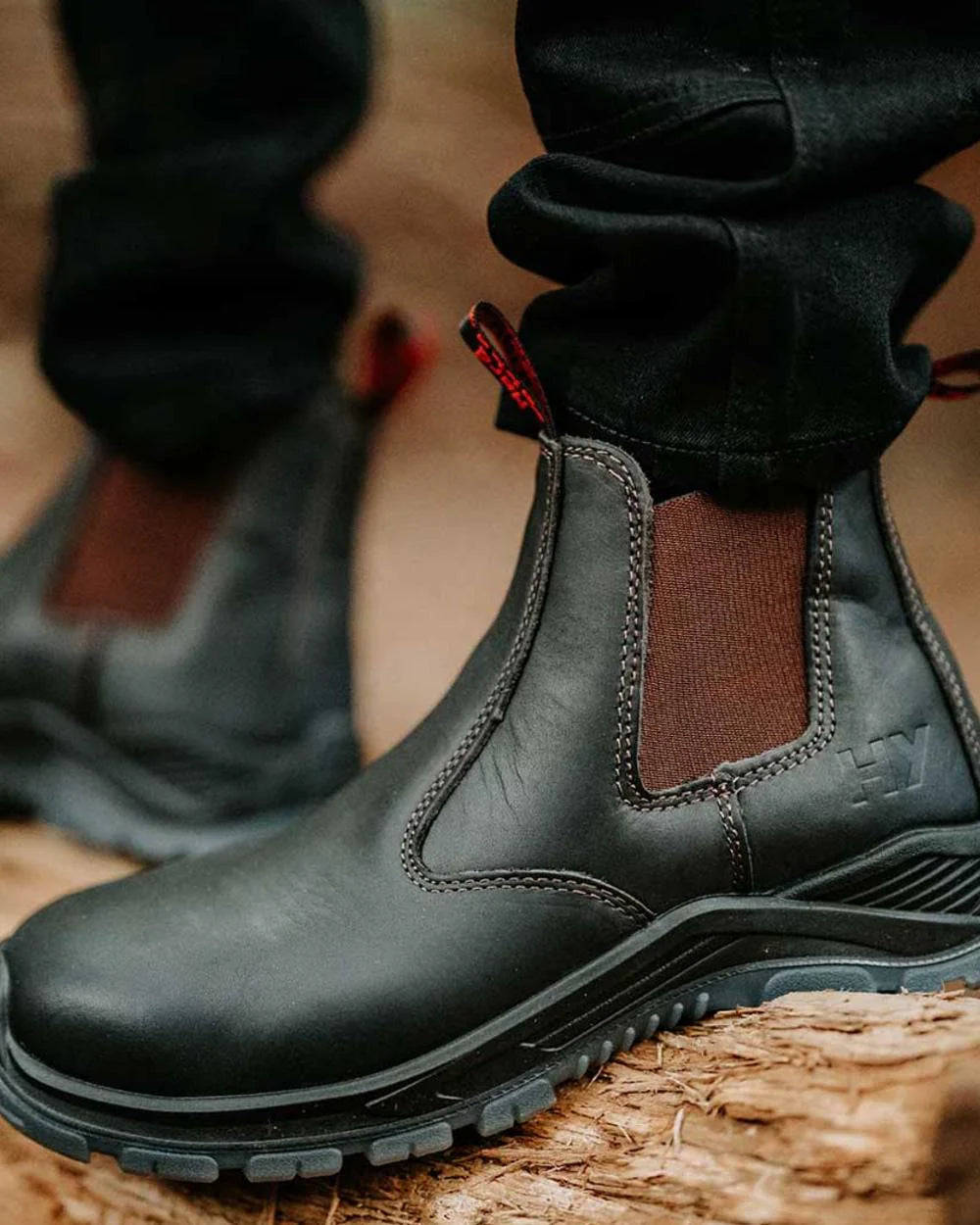 Hard Yakka Banjo Elastic Gusset Safety Dealer Boot