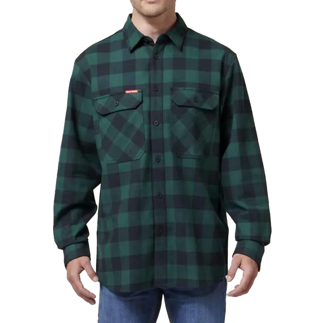Hard Yakka Long Sleeve Check Flannel Shirt