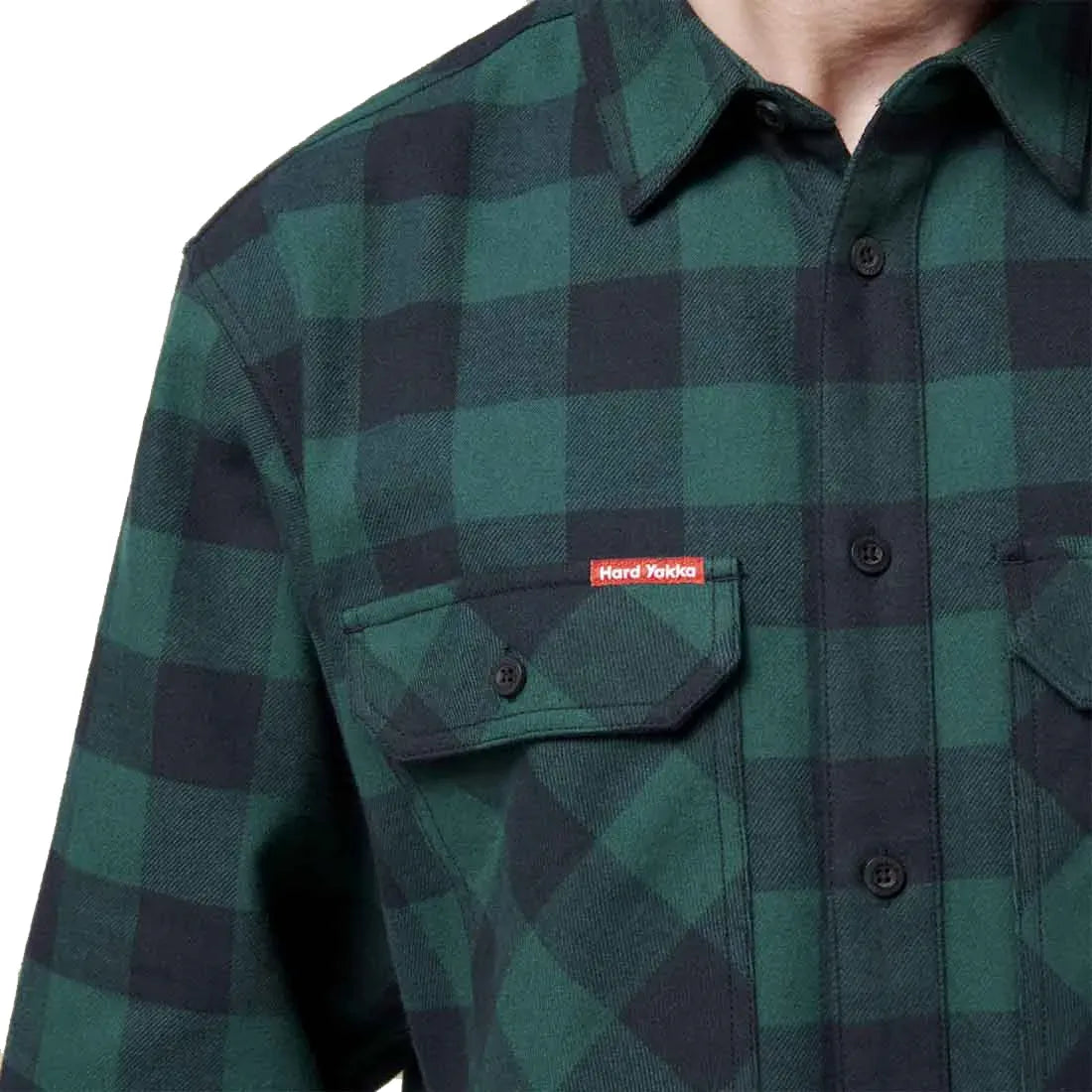 Hard Yakka Long Sleeve Check Flannel Shirt
