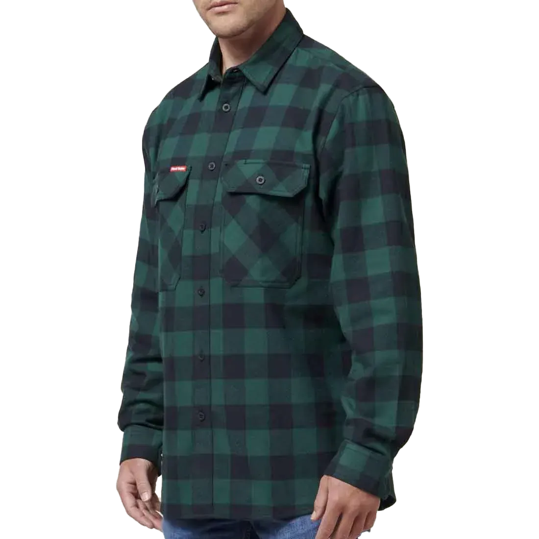 Hard Yakka Long Sleeve Check Flannel Shirt