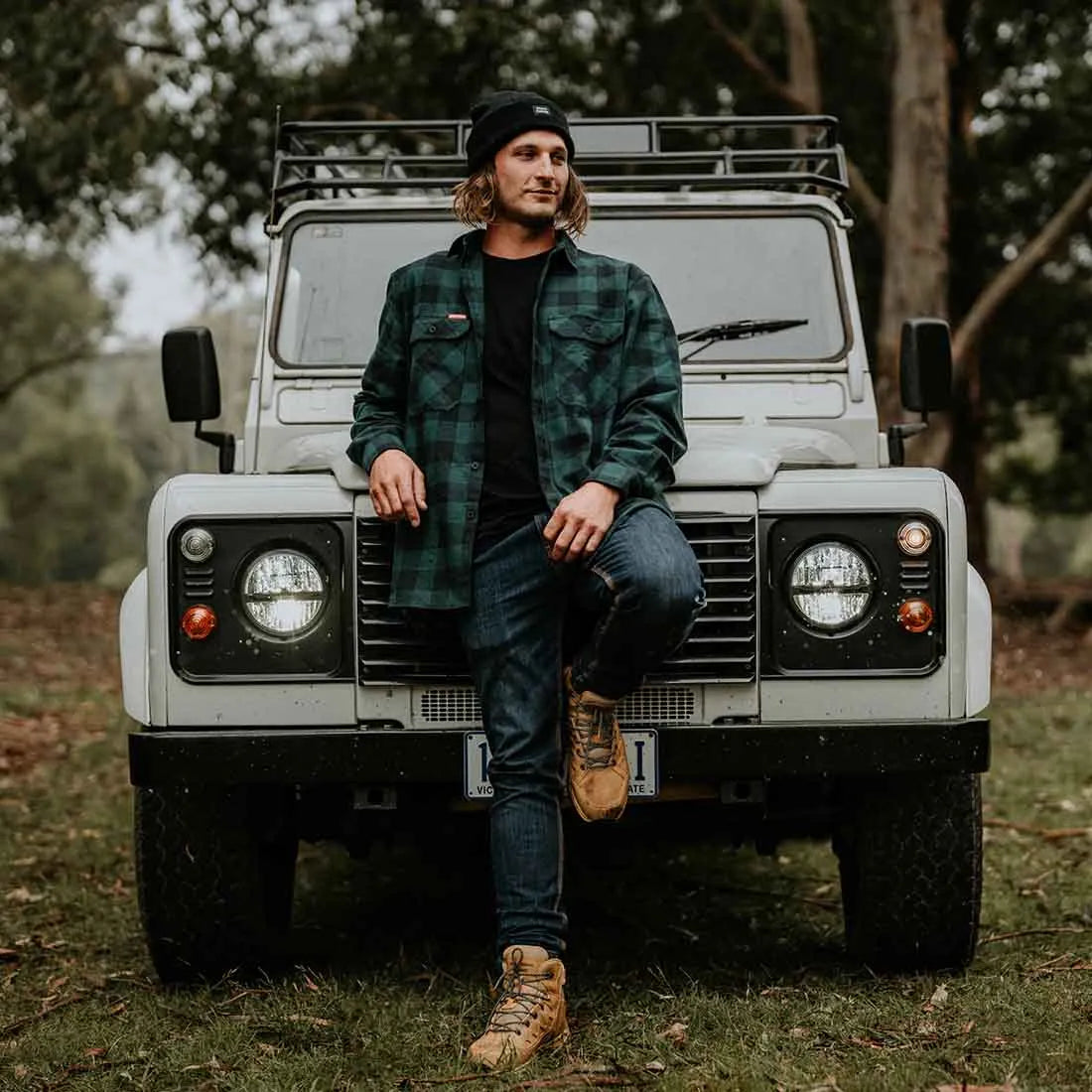 Hard Yakka Long Sleeve Check Flannel Shirt