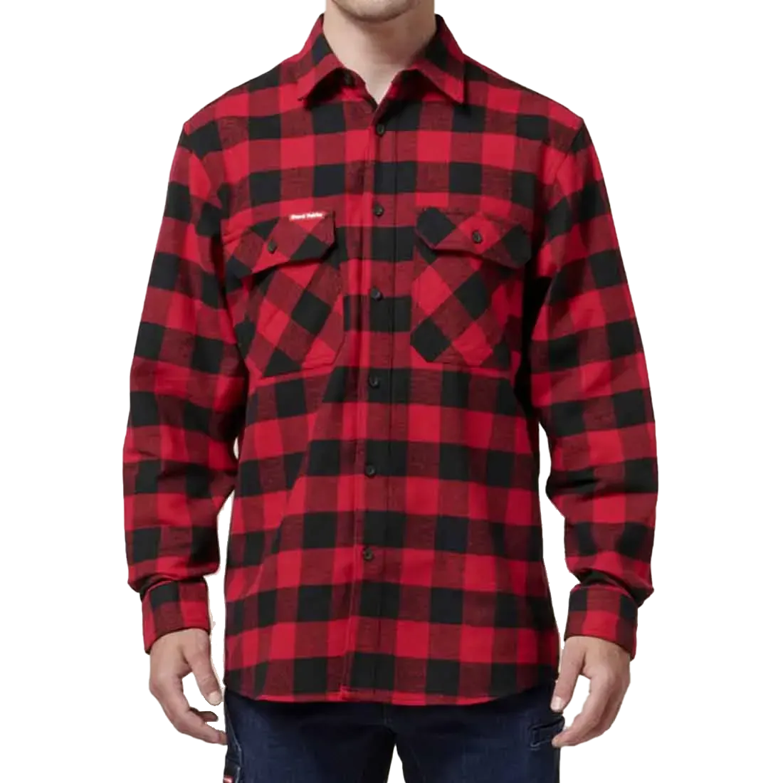 Hard Yakka Long Sleeve Check Flannel Shirt