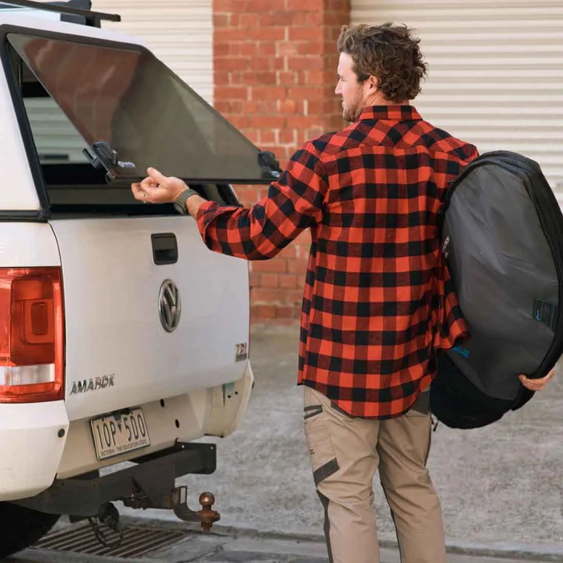 Hard Yakka Long Sleeve Check Flannel Shirt