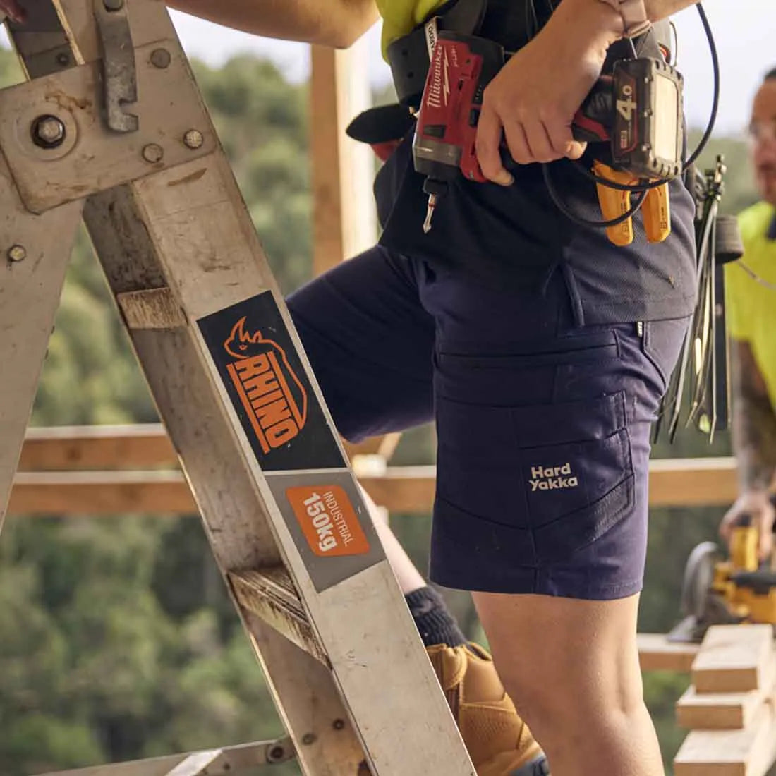 Hard Yakka Raptor Active Mid Cargo Shorts