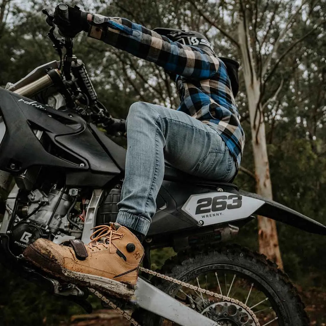 Hard Yakka Quilted Flannel Shacket