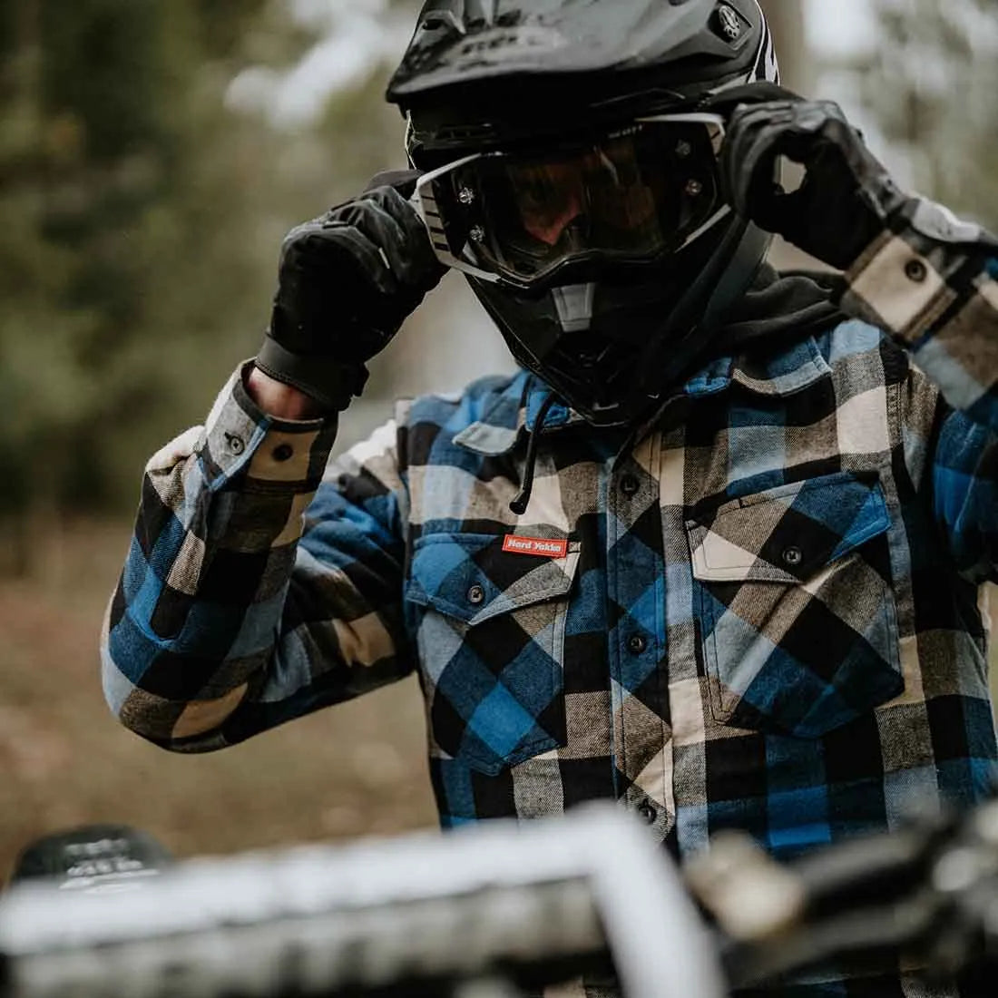 Hard Yakka Quilted Flannel Shacket