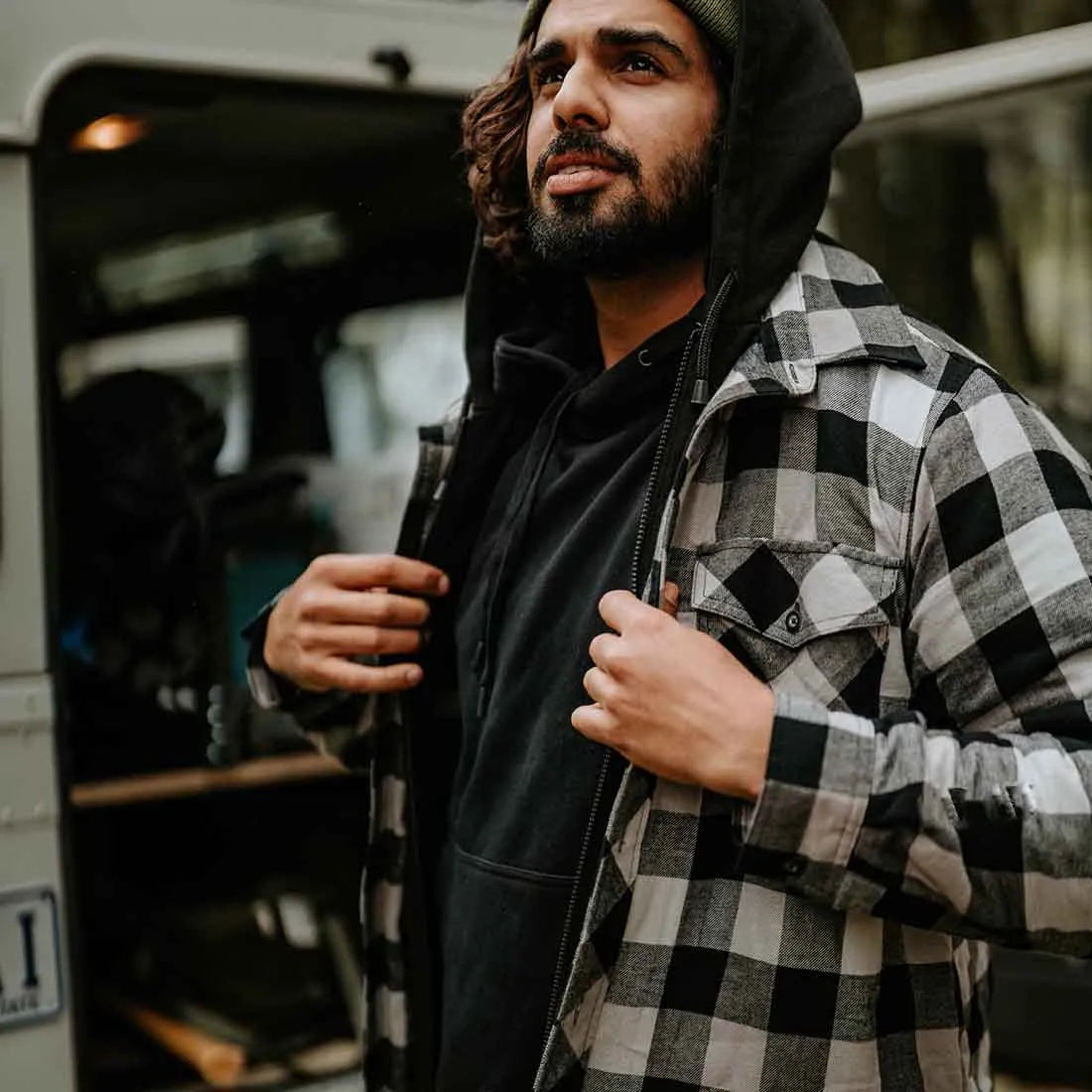 Hard Yakka Quilted Flannel Shacket