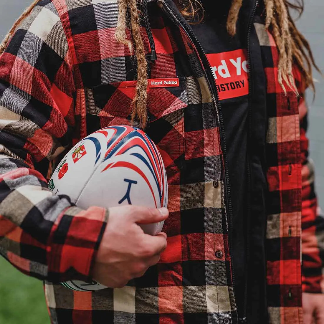 Hard Yakka Quilted Flannel Shacket