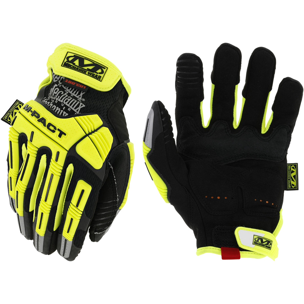 Mechanix M-Pact D5 Hi-Viz Gloves 2
