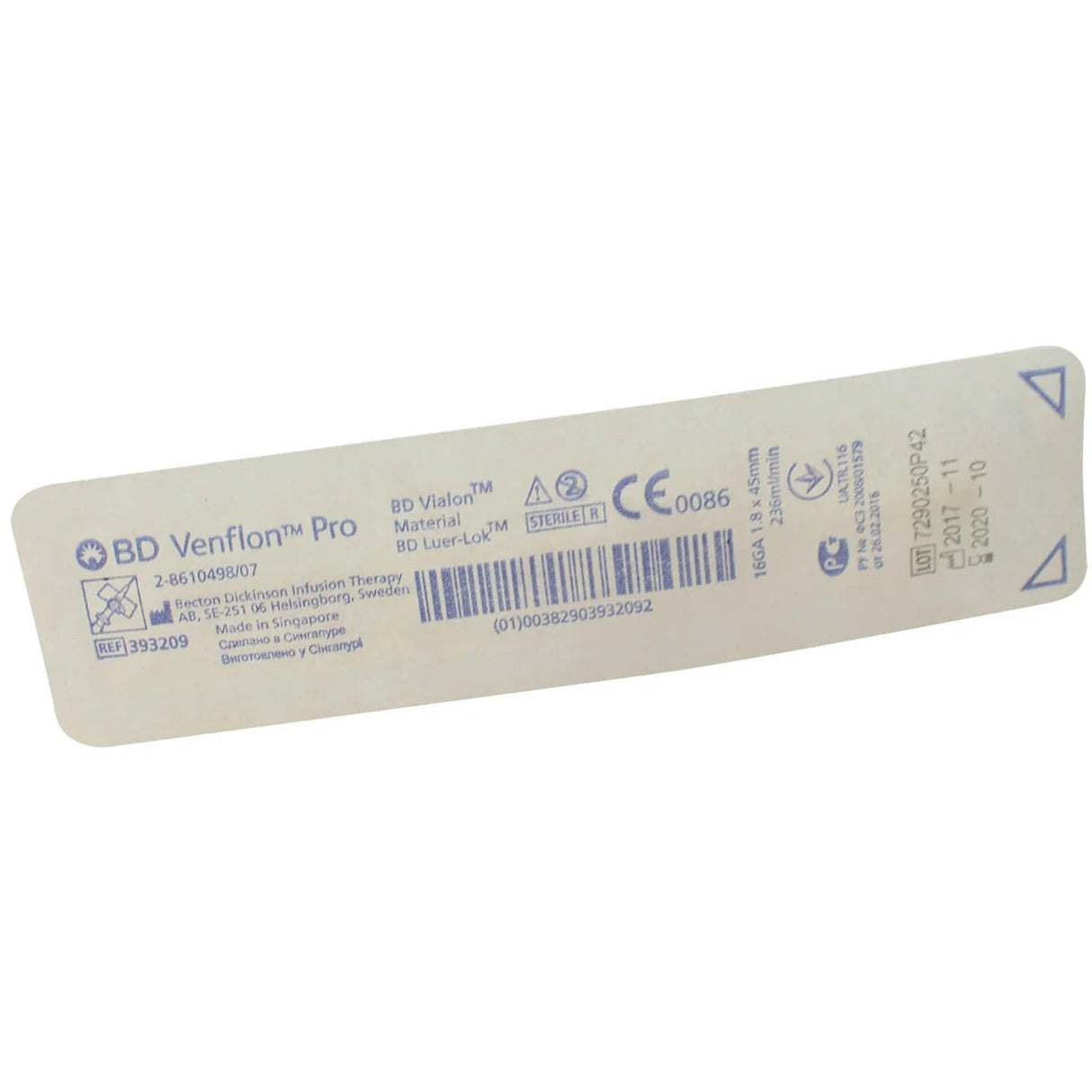 Ported I.V. Cannula - 16ga (Grey) 3