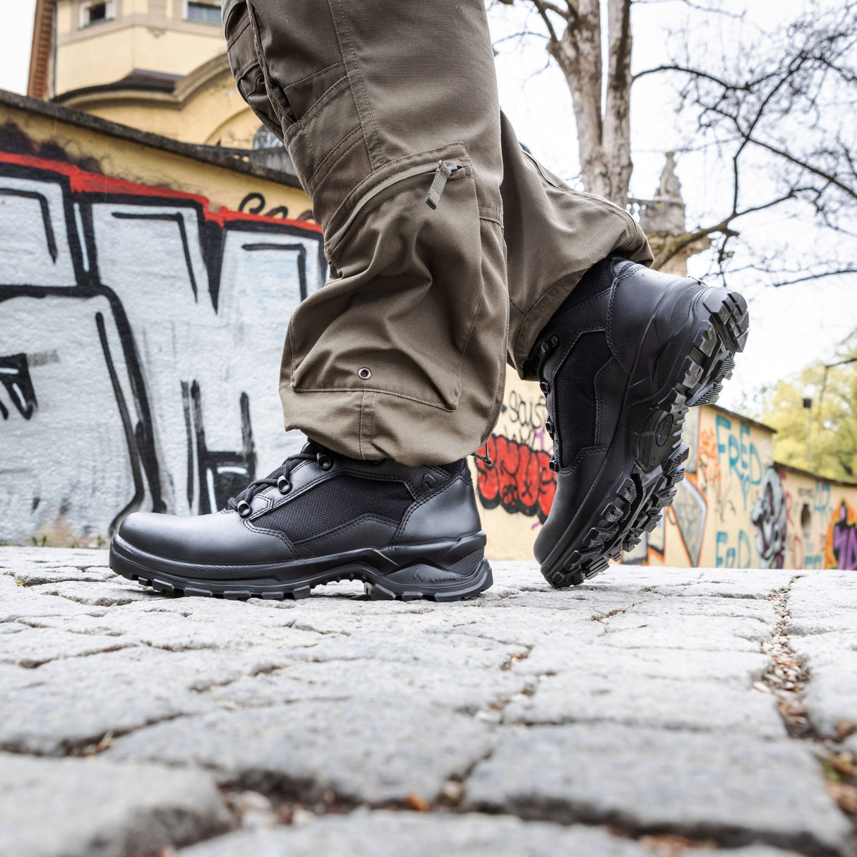 HAIX Combat GTX Waterproof Boots (Black)