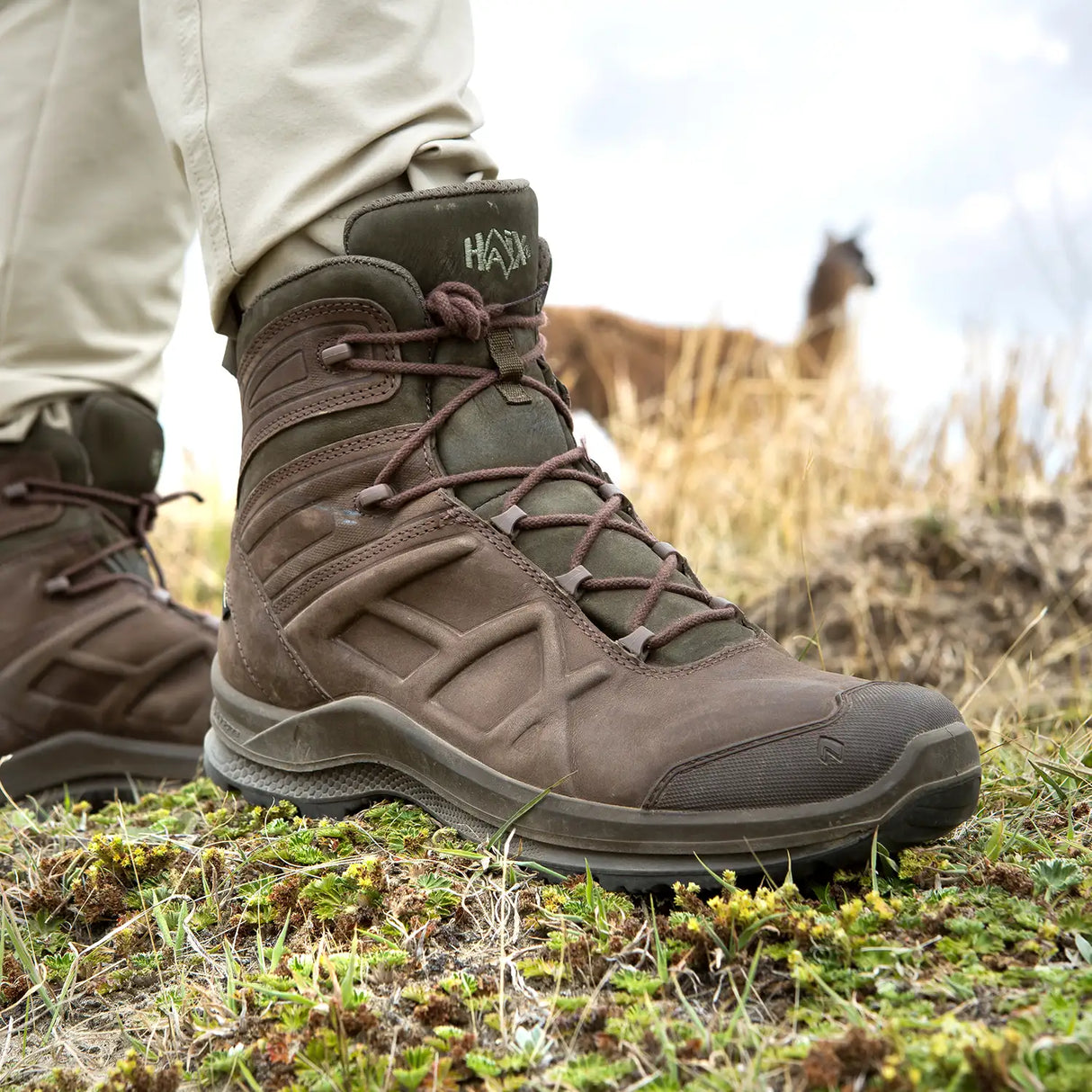 HAIX BLACK EAGLE Nature GTX Mid Boots (Brown)
