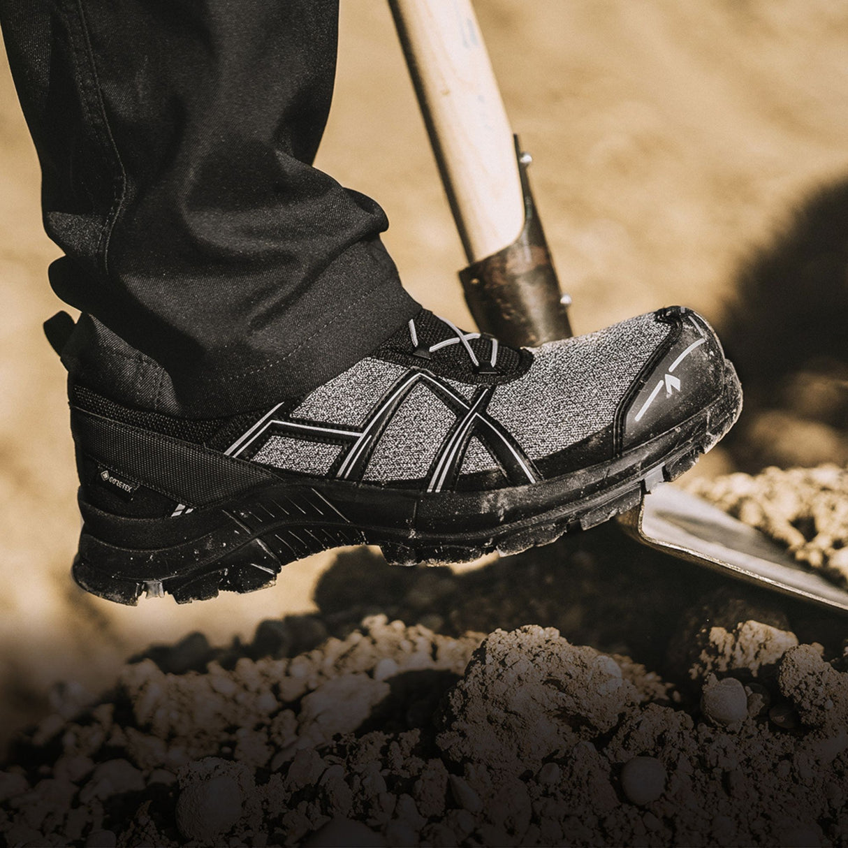 HAIX Black Eagle Safety Pro Low S3 Shoes (Black/Silver)