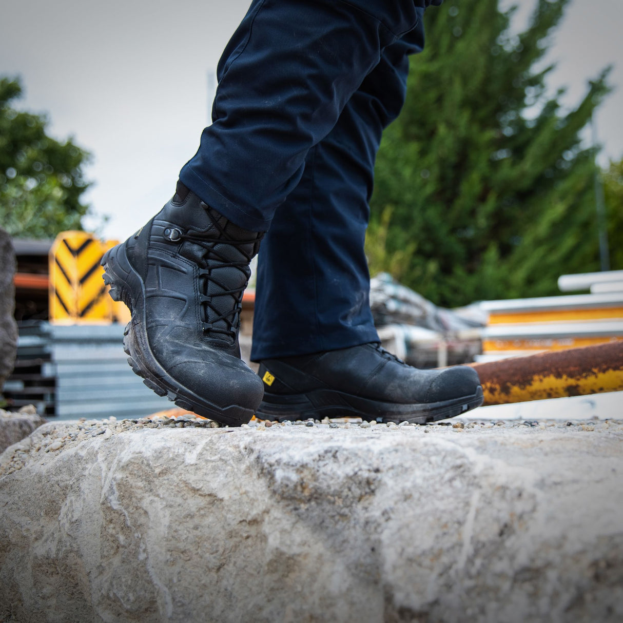 HAIX Black Eagle Safety 50 High S3 Boots (Black)