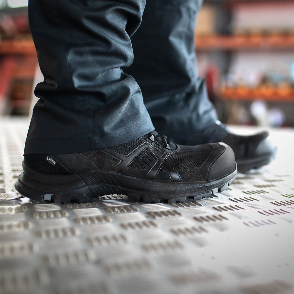 HAIX Black Eagle Safety 40 Mid S3 Boots (Black/Black)