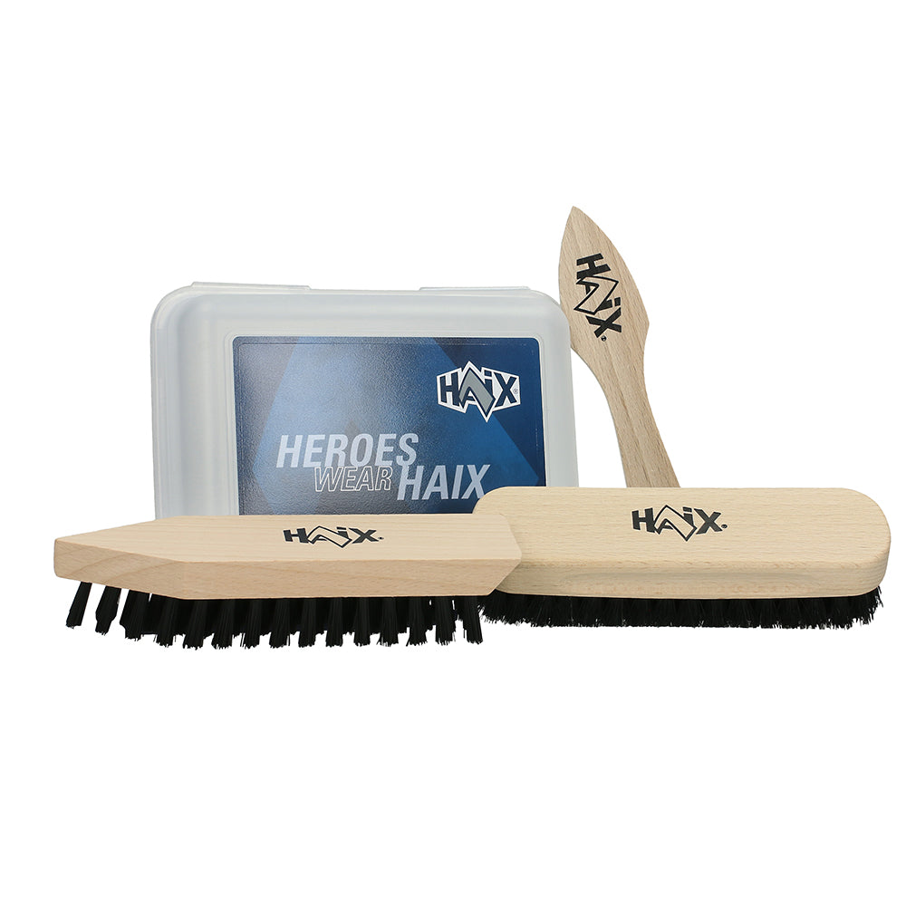 HAIX 3-Piece Shoe & Boot Brush Set