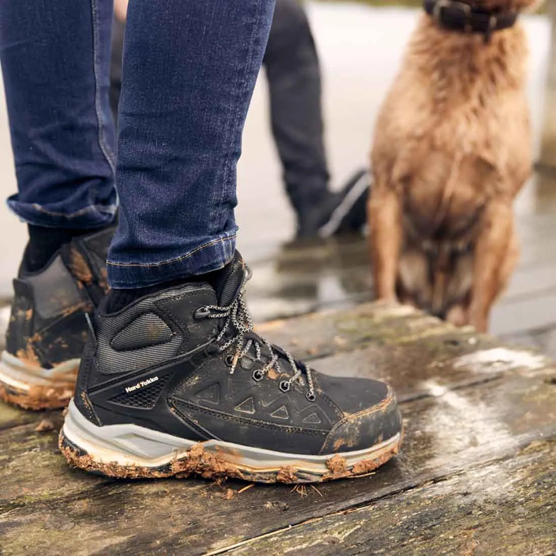 Hard Yakka Atomic PR Hybrid Side Zip Safety Boot