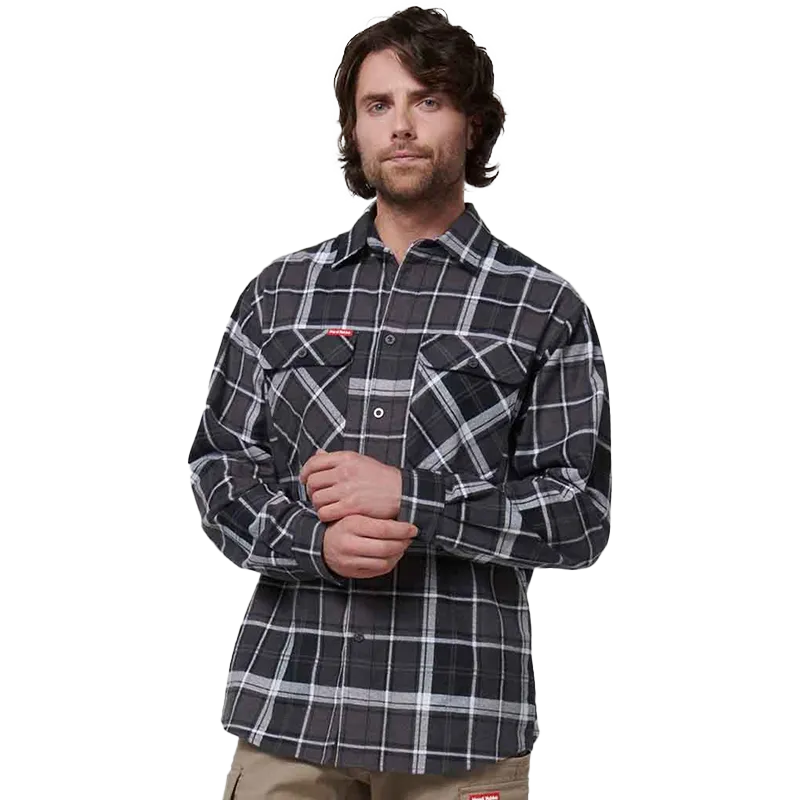 Hard Yakka Core Lightweight Checked Flannel Shirt