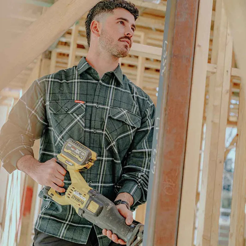 Hard Yakka Core Lightweight Checked Flannel Shirt