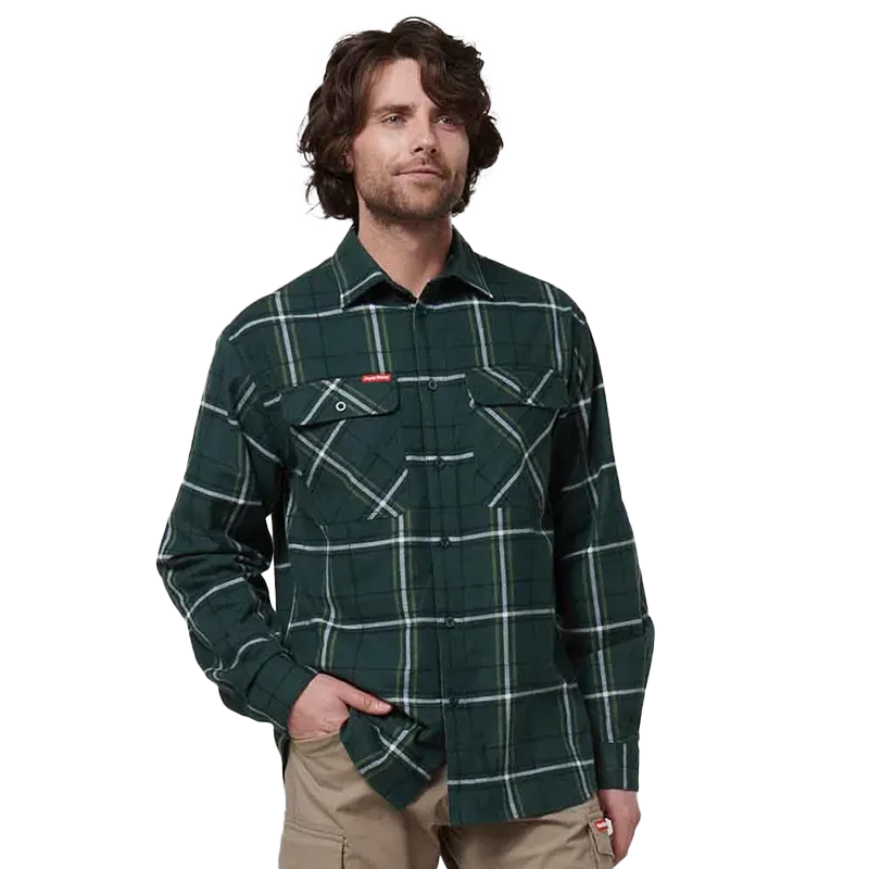 Hard Yakka Core Lightweight Checked Flannel Shirt