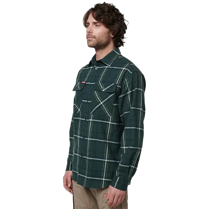 Hard Yakka Core Lightweight Checked Flannel Shirt