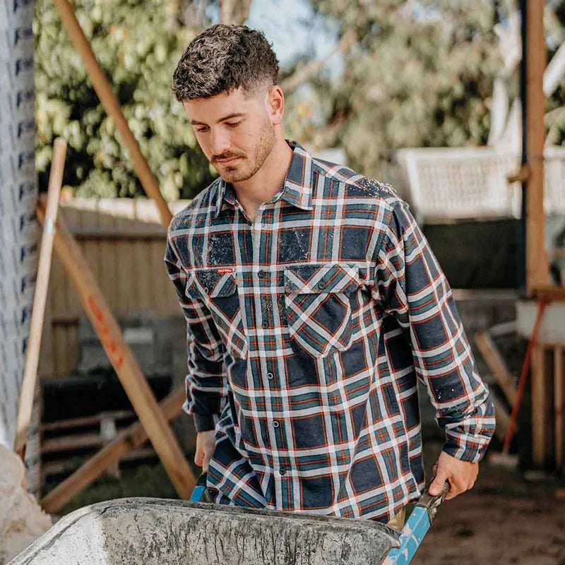 Hard Yakka Core Lightweight Checked Flannel Shirt