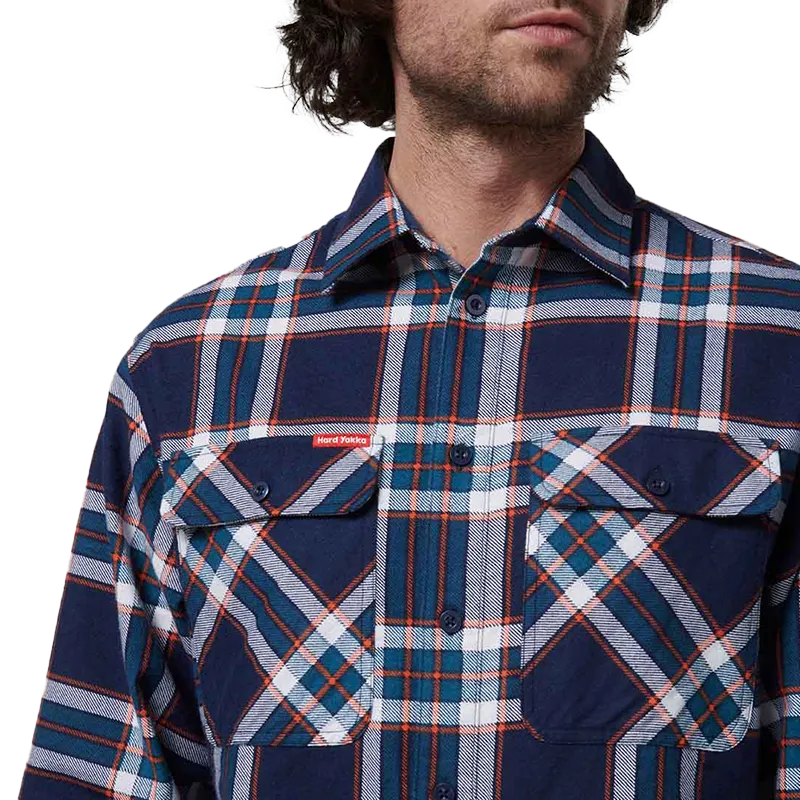 Hard Yakka Core Lightweight Checked Flannel Shirt