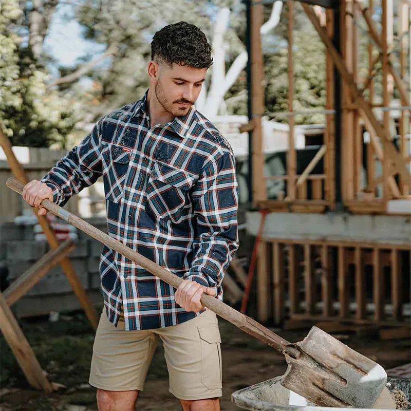 Hard Yakka Core Lightweight Checked Flannel Shirt