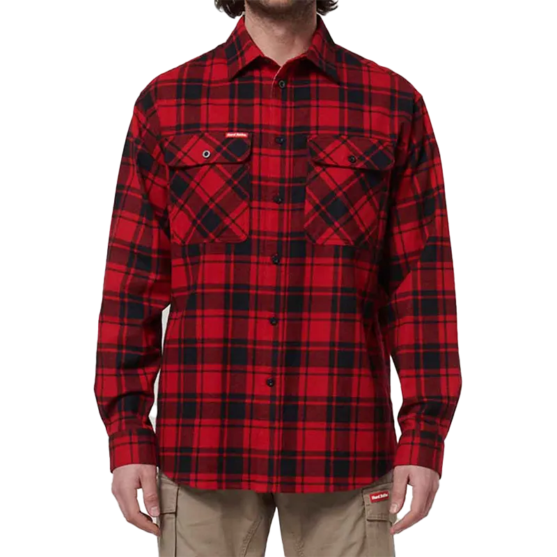 Hard Yakka Core Lightweight Checked Flannel Shirt